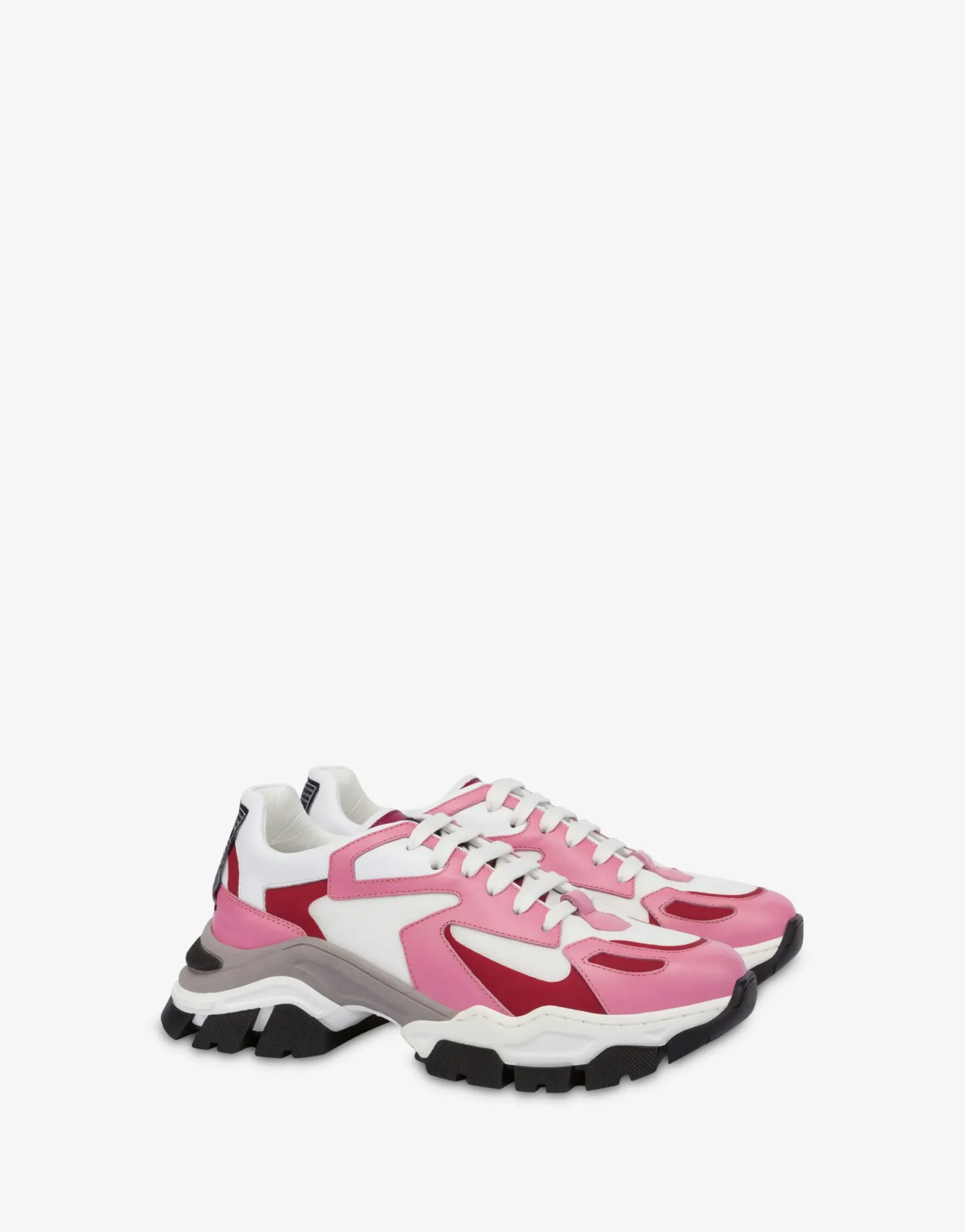 Moschino Sneakers^Barcode race sneakers with detail