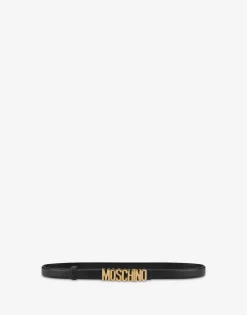 Moschino Belts^Belt with mini Lettering logo