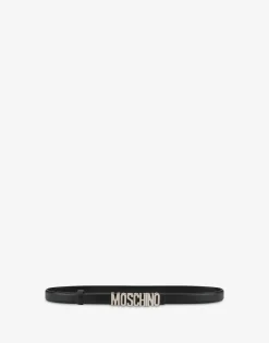 Moschino Belts^Belt with mini Lettering logo
