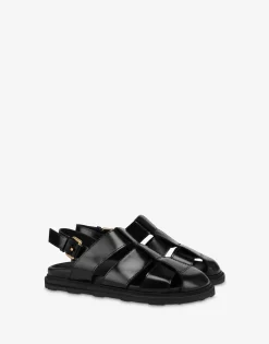 Moschino Sandals^Brushed Calf Sandals