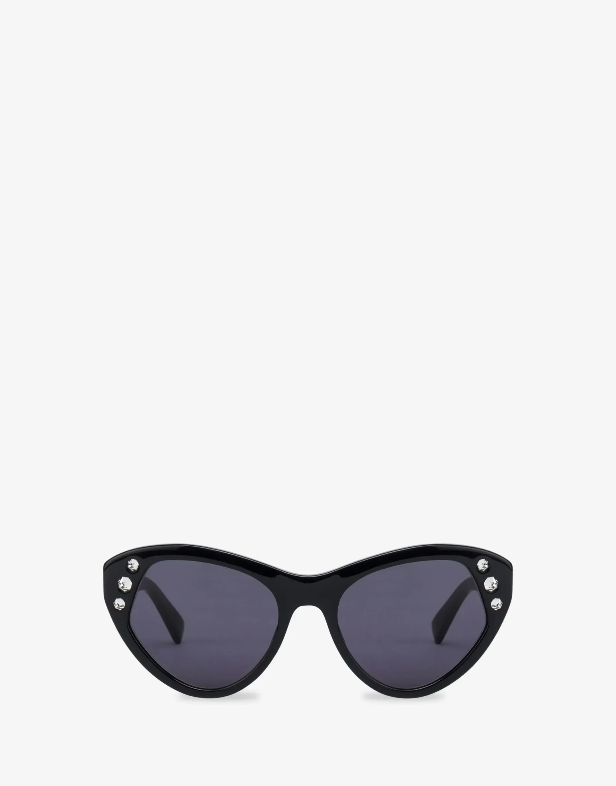 Moschino Sunglasses^Cat eye sunglasses with rhinestones