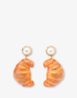 Moschino Jewelry^Croissant Drop Earrings