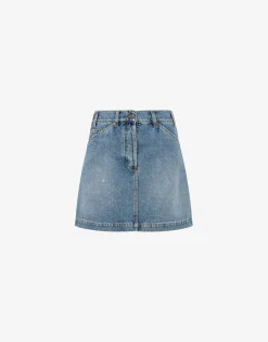 Moschino Skirts^Denim Mini Skirt Laurel Crown Label