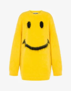Moschino Dresses^Dress in brushed mohair Smiley