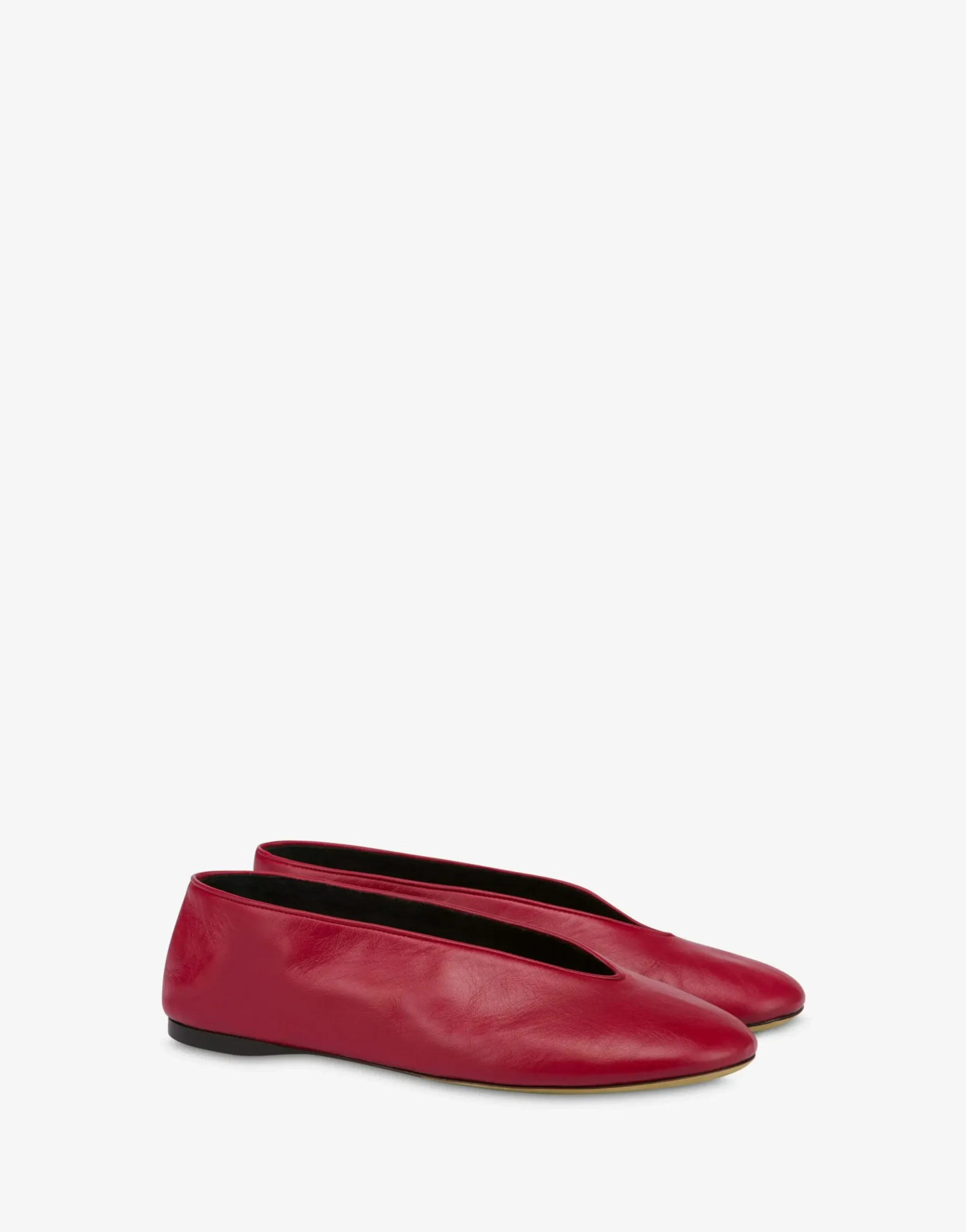 Moschino Flats^Duck Nappa Ballerinas