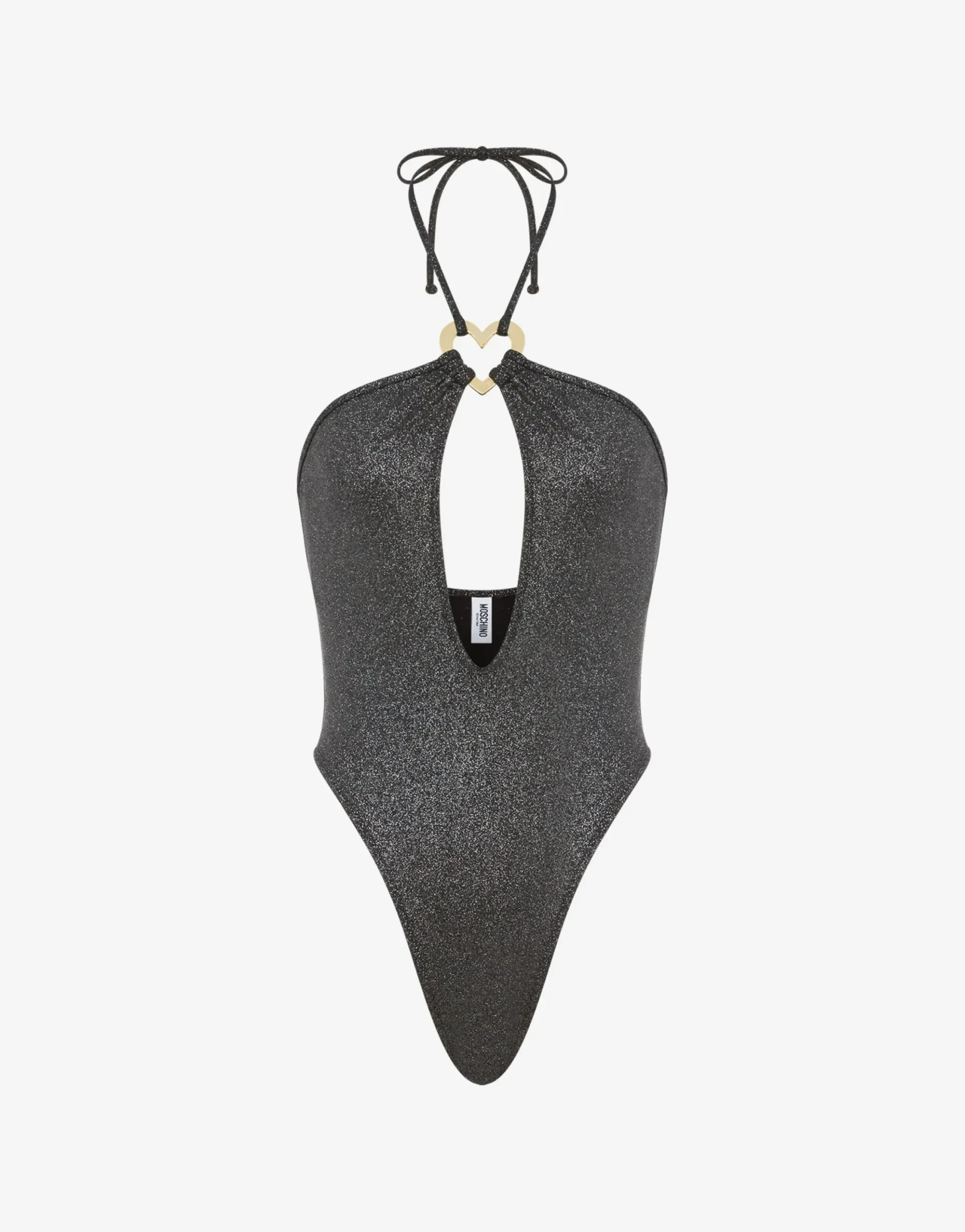 Moschino Swimwear^Glitter Metal Heart One-piece Swimsuit