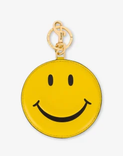 Moschino Wallets & Key Rings^Keychain in nappa Smiley®