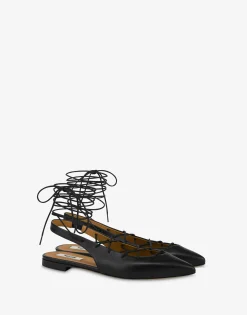 Moschino Flats^Laced Ballerinas