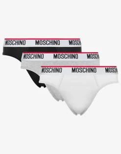 Moschino Underwear^Logo Band set of 3 briefs