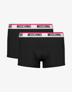 Moschino Underwear^Logo Band set of 2 jersey stretch boxers
