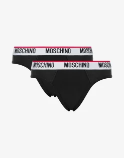 Moschino Underwear^Logo Band set of 2 stretch briefs