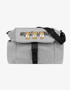 Moschino Baby Accessories^Mom Bag with Changing Mat Teddy Bear
