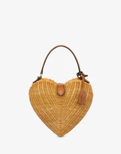 Moschino Item Bags^Love Me Wicker Bag