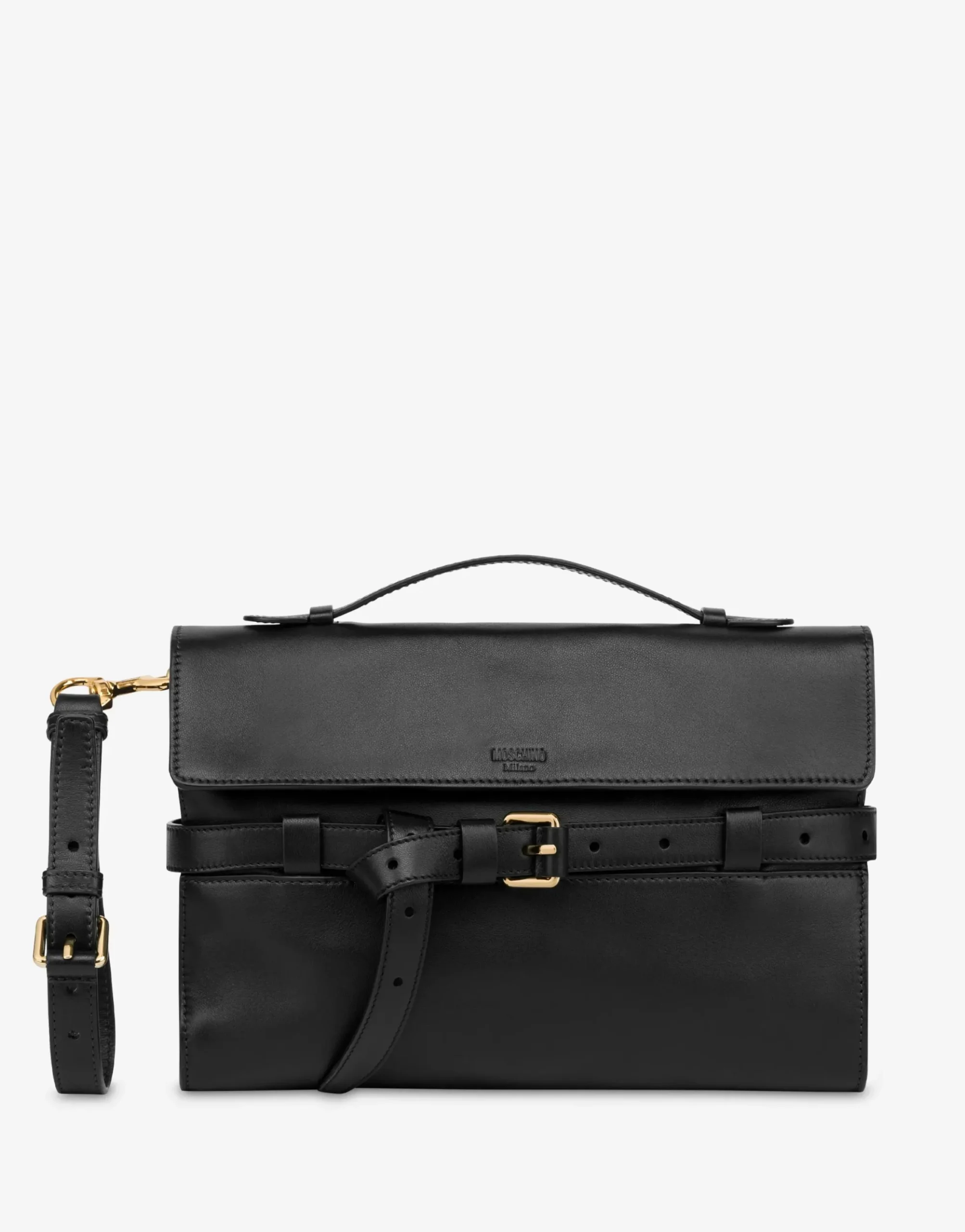 Moschino Handbags^Tie Me Nappa Clutch