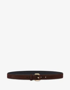 Moschino Belts^Nubuck Belt