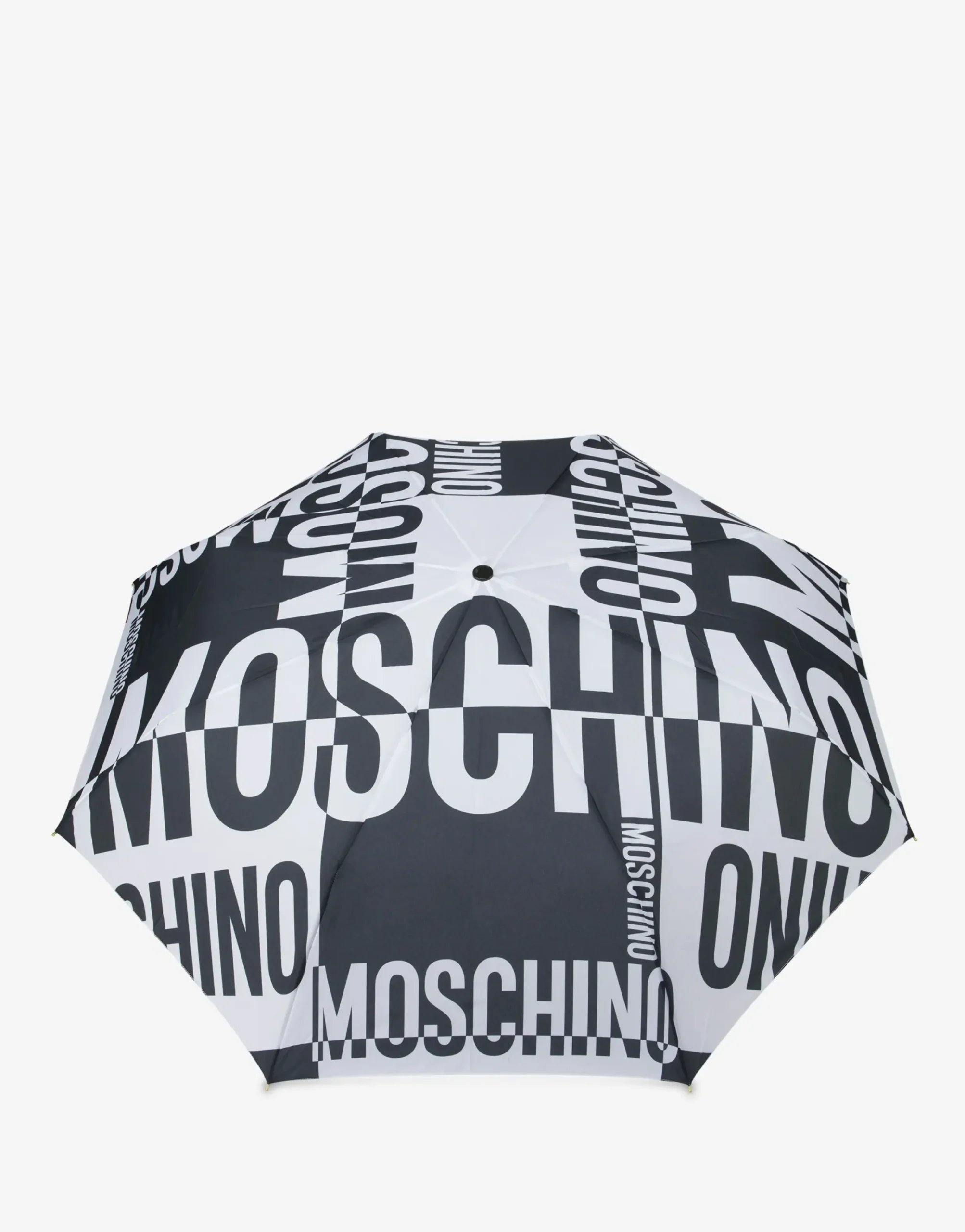 Moschino Umbrellas^Openclose & White Logo Umbrella