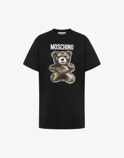 Moschino T-shirts & Sweatshirts^Organic Jersey T-shirt Teddy Bear