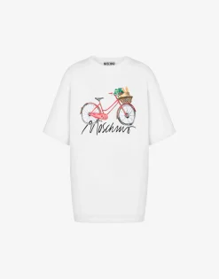 Moschino T-shirts & Sweatshirts^Organic jersey T-shirt with print