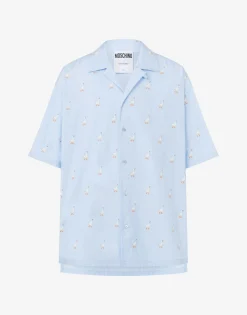 Moschino Shirts^Poplin Shirt Allover Goose