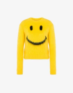 Moschino Co-ords|Knitwear^Pullover in brushed mohair Smiley