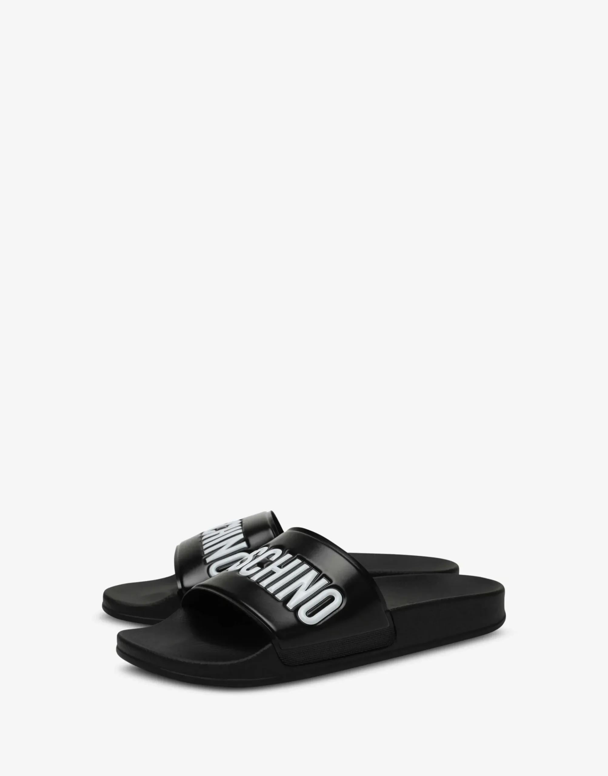 Moschino Sandals & Mules^PVC pool slides with logo