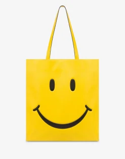 Moschino Tote^Shopper in nappa Smiley®