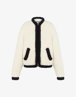 Moschino Coats & Outerwear|Co-ords^Short jacket in superfine lambswool