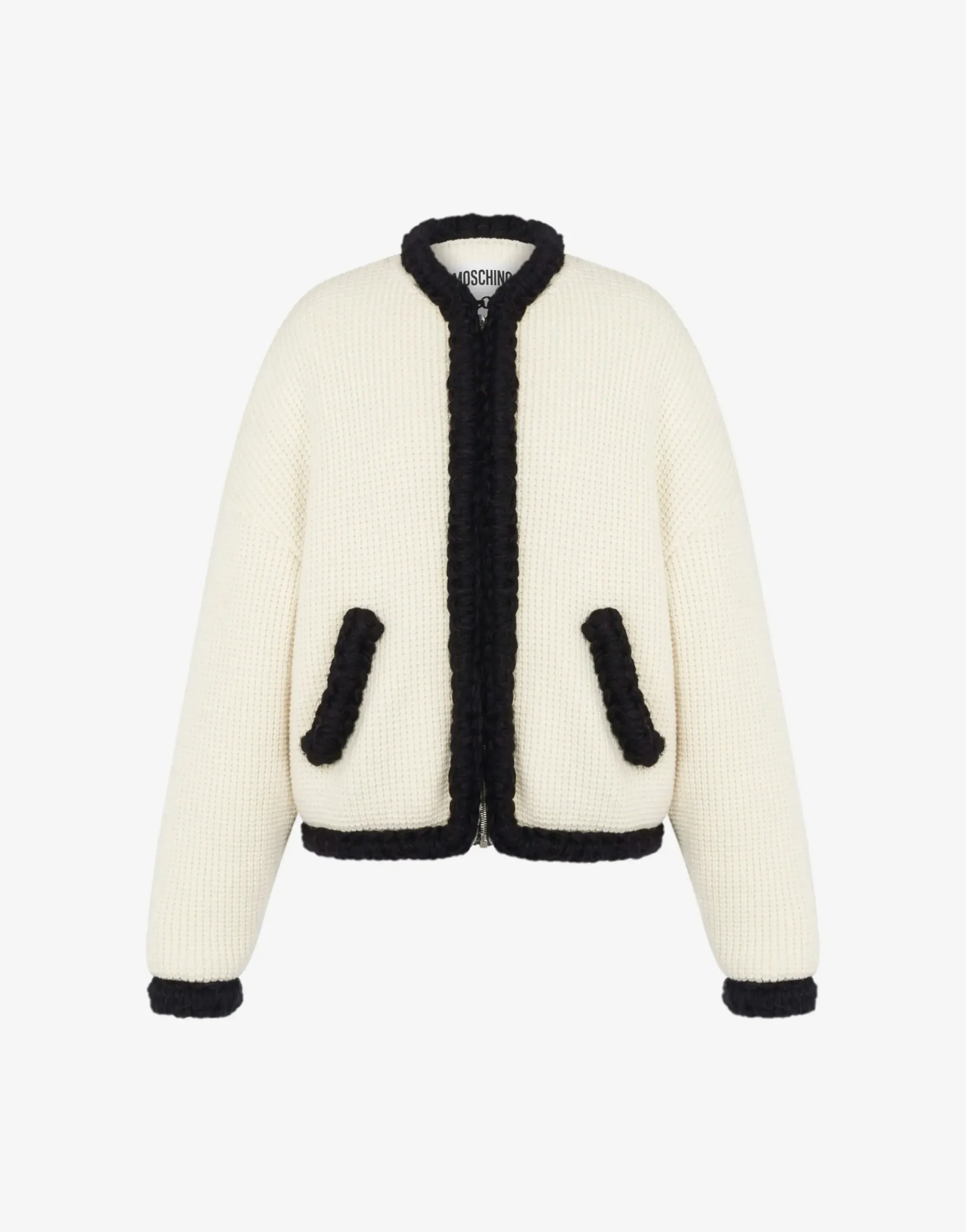 Moschino Coats & Outerwear|Co-ords^Short jacket in superfine lambswool