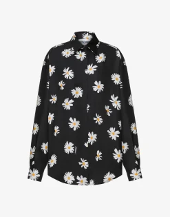 Moschino Shirts & Tops^Silk Twill Shirt Allover Daisy