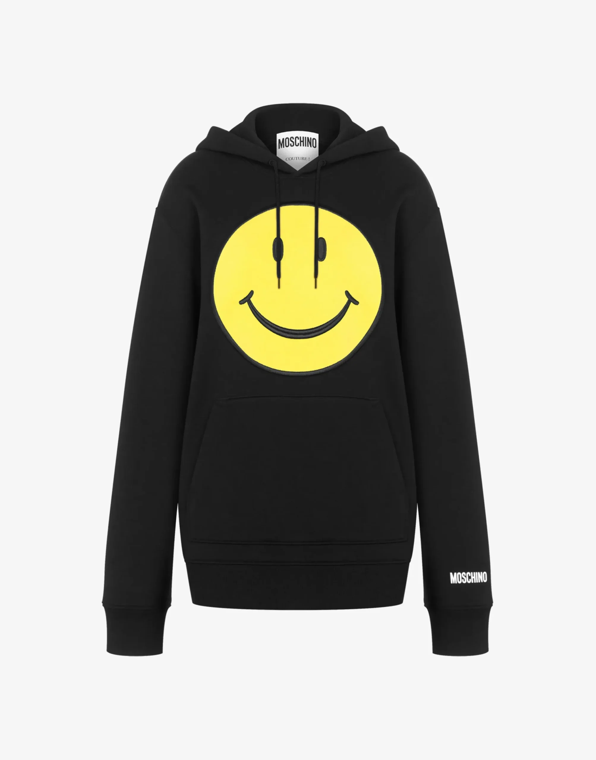 Moschino T-shirts & Sweatshirts^Sweatshirt in organic cotton Smiley®