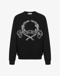 Moschino Sweatshirts^Sweatshirt Laurel Crown Embroidery