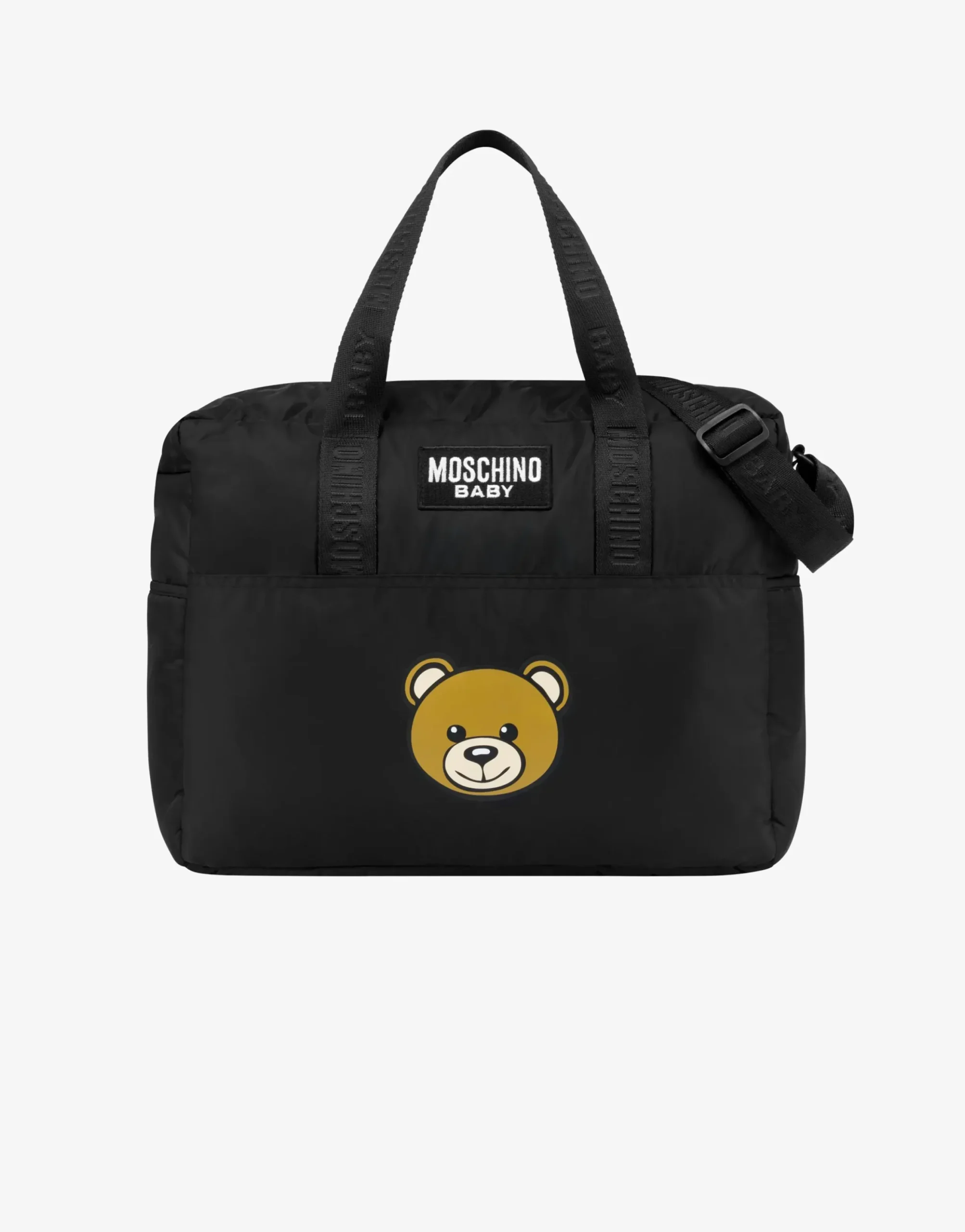 Moschino Baby Accessories^Teddy Patch nylon mom bag