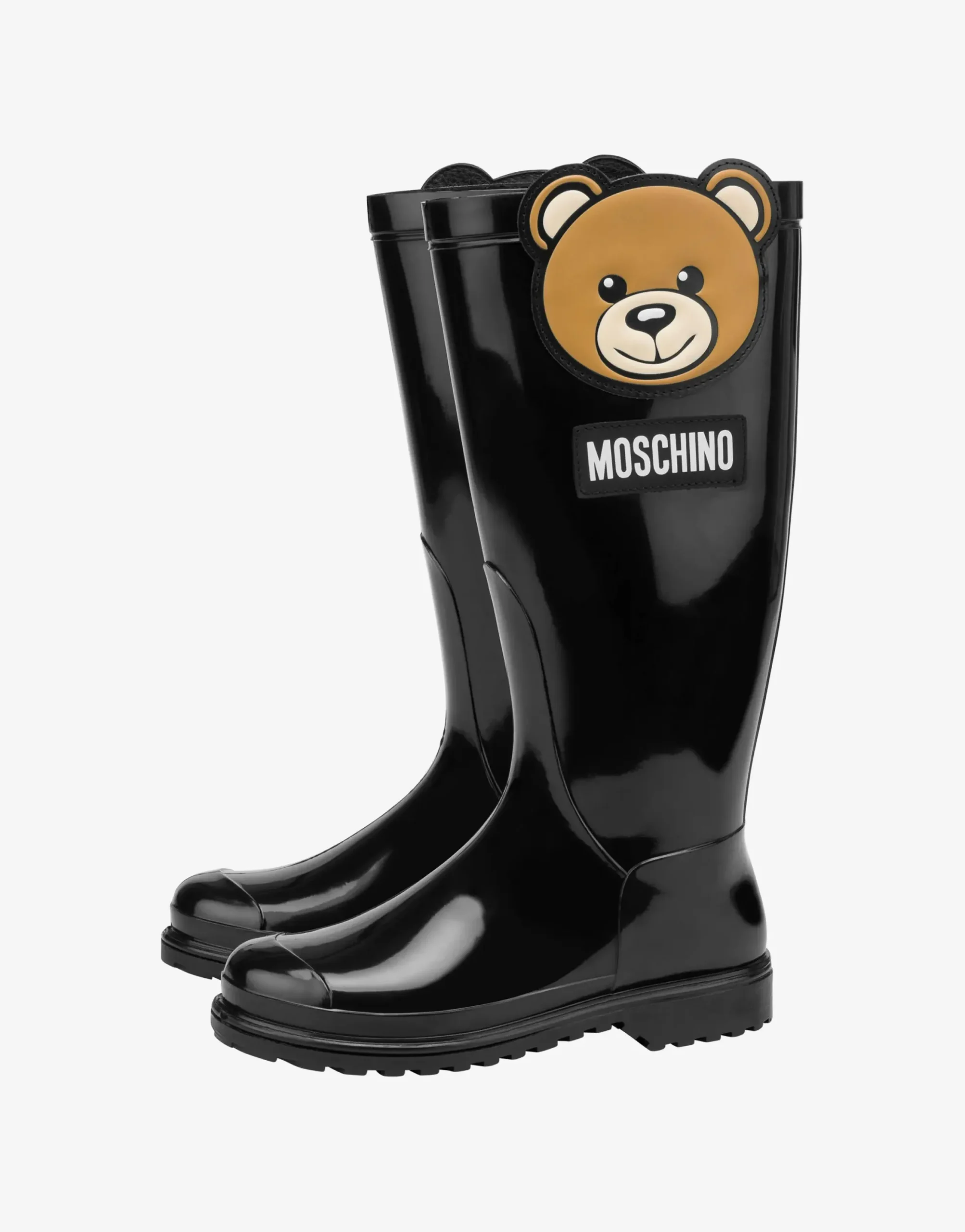 Moschino Girls Shoes|Girl^Teddy Patch rain boots