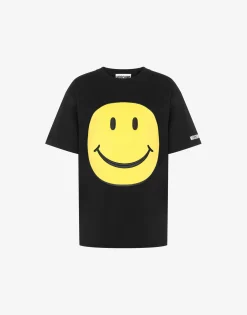 Moschino T-shirts & Sweatshirts^T-shirt in organic jersey Smiley®