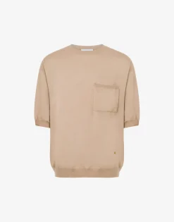 Moschino Knitwear^Wool and Silk Sweater Golden M