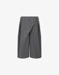 Moschino Co-ords|Pants & Shorts^Wool Pinstripe Bermuda Shorts Office Inspiration