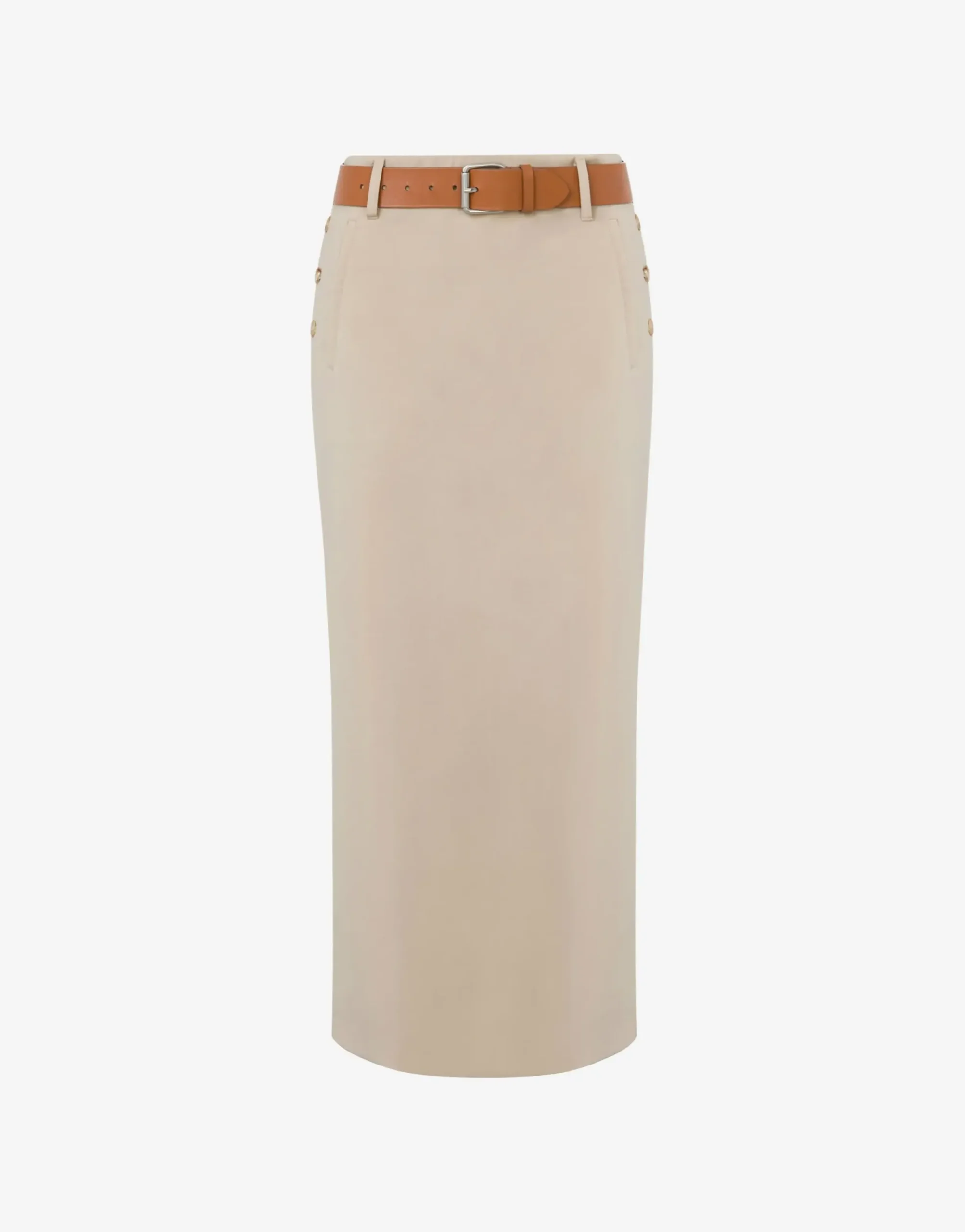 Moschino Skirts^Wool Twill Skirt Tailored Twist